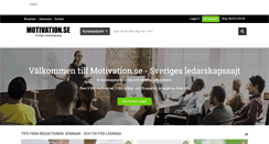 Desktop Screenshot of motivation.se